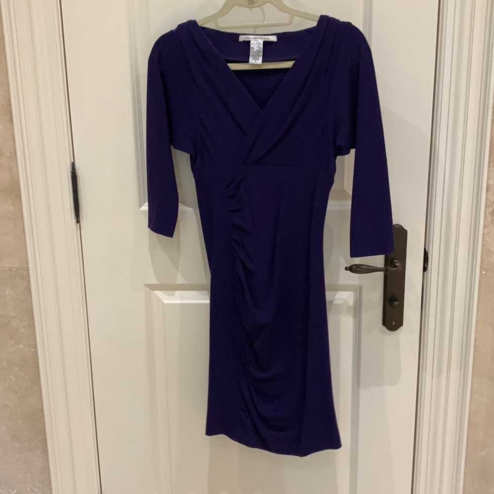 DVF Violet Dress